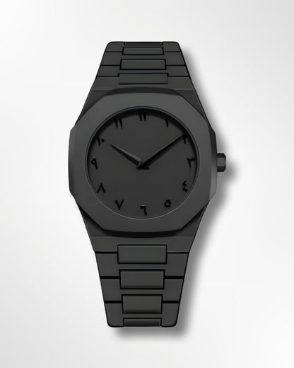 Arabic Matt Black Watch | Limited Edition