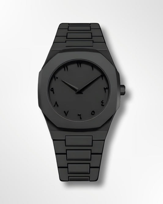 Arabic Matt Black Watch | Limited Edition